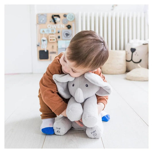 Peekaboo Singing Elephant – Cuddly Fun & Gentle Entertainment-1